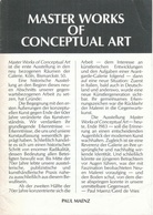 Master Works of conceptual Art. Paul Maenz, Köln, 8.10. - 12.11.1983