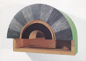 OSVALDO ROMBERG. BUILDING FOOTPRINTS. New Works. Galerie Schüppenhauer Köln, 1991 [invitation card/ Einladungskarte]