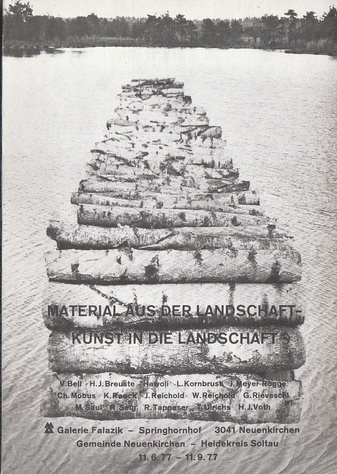 Material aus der Landschaft - Kunst in die Landschaft