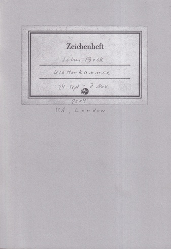 John Bock. Klütterkammer [24 Sept - 7 Nov 2004/ ICA, London]