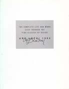 URS LÜTHI. THE COMPLETE LIFE AND WORK, SEEN TROUGH THE PINK GLASSES OF DESIRE
