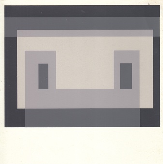 Josef Albers. Städtische Kunsthalle Düsseldorf, 4. Sept. bis 4. Okt. 1970. [mit beil. Siebdruck]
