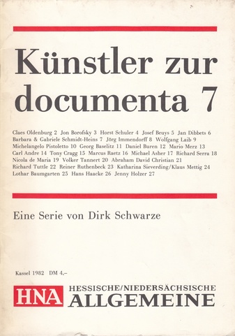 Künstler zur documenta 7