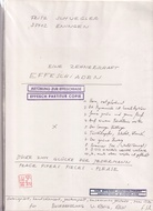 FRITZ SCHWEGLER. EINE ZEHNERSCHAFT. EFFESCHIADEN. STÜCKE ZUM GLÜCKE FÜR JEDERMANN/ PEACE PIPERS PIECES - PLEASE