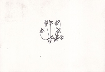 JAMES LEE BYARS. galerie stadtpark, 28. Mai bis 19. Juli 1997 [invitation card/ Einladungskarte]