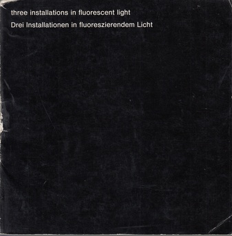three instalations in flourescent light/ Drei Installationen in floureszierendem Licht