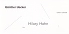 Günther Uecker. KUNST + KONZERT: Hilary Hahn (Violine) + Paavo Järvi (Dirigent). Tonhalle Düsseldorf, 2014 [invitation card/ Einladungskarte]