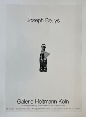 Joseph Beuys. Galerie Holtmann Köln, 1980 [Plakat/ Poster]