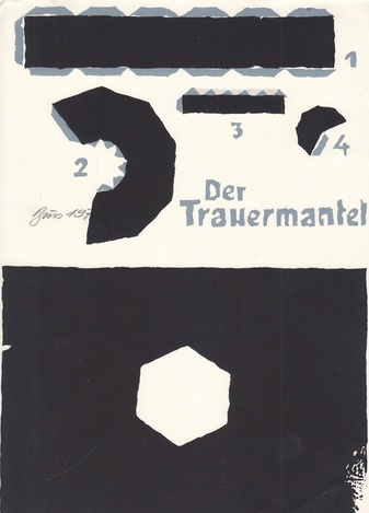 Günther Brus. Der Trauermantel