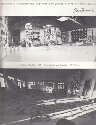 SAM FRANCIS. 18 juin 27 juillet 1985/ Paris Galerie Jean Fournier