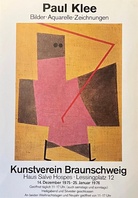 Paul Klee. Bilder – Aquarelle – Zeichnungen. Kunstverein Braunschweig, 14. Dezember 1975 bis 25. Januar 1976 [Ausstellungsplakat/ exhibition poster] 