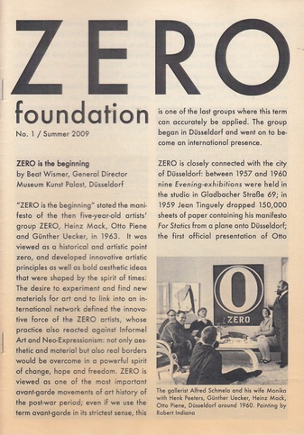 ZERO Foundation Nr.1/ 2009