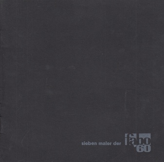 sieben maler der fabo 60. galerie im griechenbeisl, wien, vom 10. bis 29. april 1961