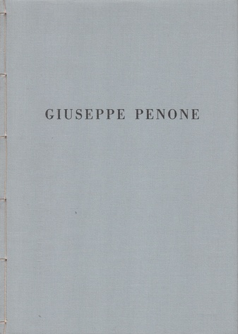 GUISEPPE PENONE. Städtisches Museum Abteiberg. 1982.