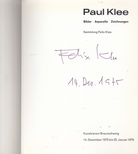Paul Klee. Bilder/ Aquarelle/ Zeichnungen. Sammlung Felix Klee