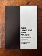 THOMAS LOCHER. WER SAGT WAS UND WARUM. VIER IMAGINÄRE RÄUME [signiert]