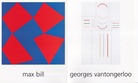max bill/ georges vantongerloo. galerie denise rene paris, 24 juin au 24 sept. 1998 [invitation card/ Einladungskarte]