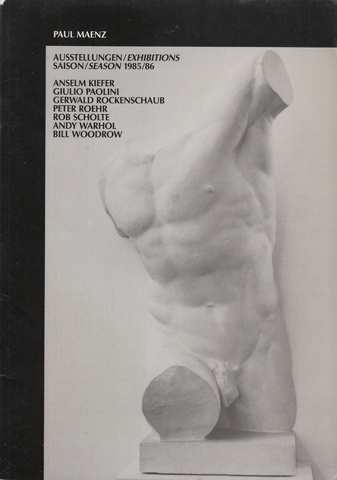 Paul Maenz. Ausstellungen / Exhibitions. Saison/Season 1985/86.