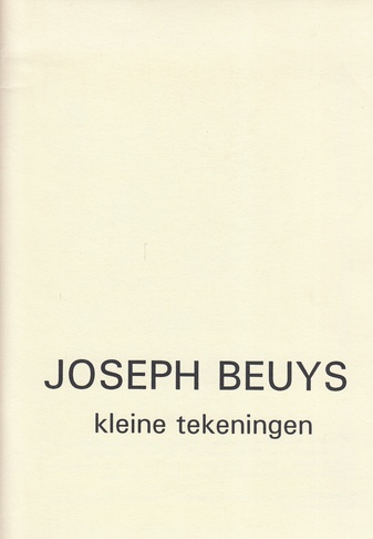 JOSEPH BEUYS. kleine tekeningen