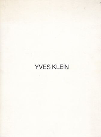 Yves Klein. Anthropometrien