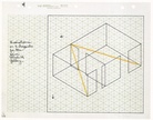 FRED SANDBACK. Münchner Projekte. Zeichnungen 1968 - 1975. Galerie Fred Jahn München, 1994 [invitation card/ Einladungskarte]