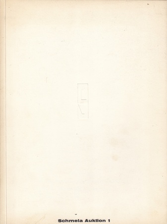 Schmela Auktion 1, Moderne Kunst , 15. Juni 1963