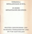 Towards a Metalanguage of Evil