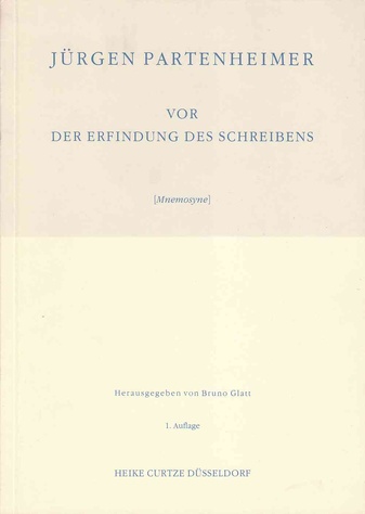 Vor der Erfindung des Schreibens