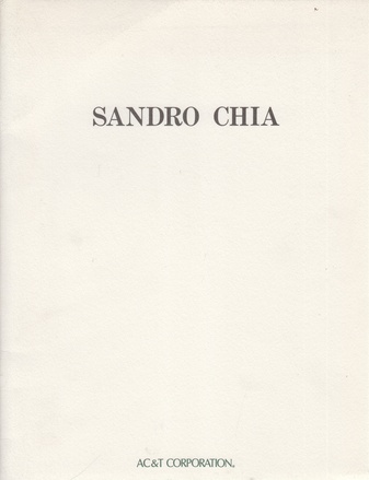 SANDRO CHIA. 3 Portfolios / I WEST BAND, II THIN FILM, III HAPPY GURGLE