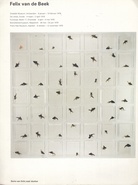 Felix van de Beek. Stedelijk Museum, Amsterdam 6 januari - 19 februari 1978. cat. Nr. 631