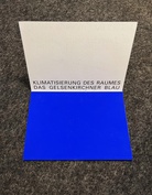 WERNER RUHNAU/ YVES KLEIN. SCHULE DER SENSIBILITÄT GELSENKIRCHEN 27. MÄRZ '59 [1959]