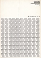 Mitteilungen des Instituts für moderne Kunst Nürnberg Nr. 4, Februar 1972