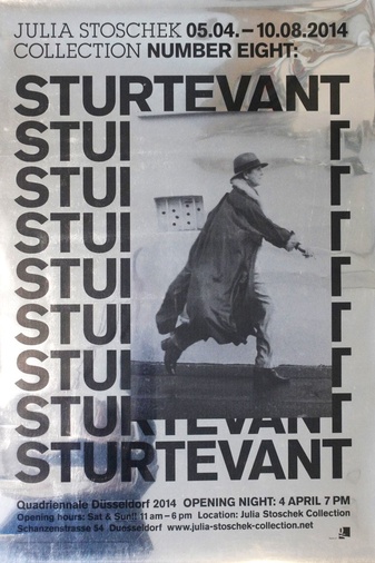 [ELAINE] STURTEVANT. JULIA STOSCHEK COLLECTION, 05.04.-10.08.2014. NUMBER EIGHT: STURTEVANT [exhibition poster/ Ausstellungsplakat]