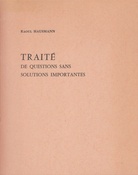 Traité de questions sans solutions importantes