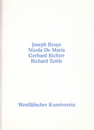 Wasserfarbenblätter von Joseph Beuys/ Nicola De Maria/ Gerhard Richter/ Richard Tuttle