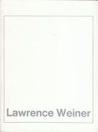 Lawrence Weiner. Westfälischer Kunstverein. Jahresgabe 1972.