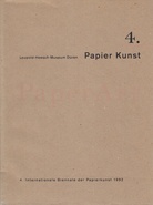 4. Internationale Biennale der Papierkunst/ 4. International Biennal of PaperArt 1992
