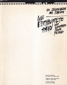 CHIA/ CLEMENTE/ CUCCHI/ PALADINO. DIE ENTHAUPTETE HAND. 100 Zeichnungen aus Italien