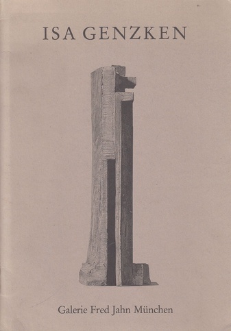 Isa Genzken. Galerie Fred Jahn München. 31. Januar bis 1. März 1986