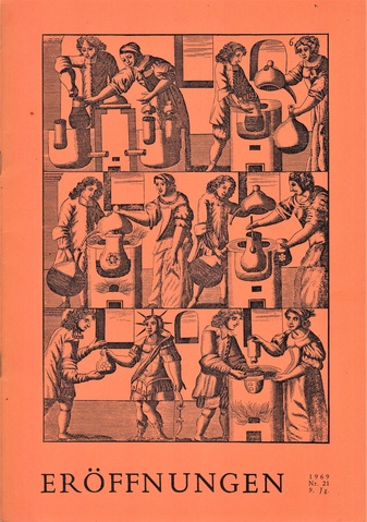 ERÖFFNUNGEN. Magazin für Literatur & bildende Kunst. Nr. 21, 9. Jg. 1969
