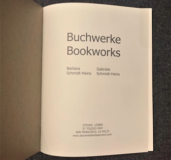 Barbara Schmidt-Heins/ Gabriele Schmidt-Heins. Buchwerke/ Bookworks