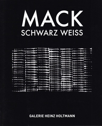 MACK. SCHWARZ WEISS. Tuschezeichnungen & Holzskulpturen [signiertes Exemplar]