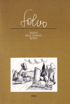 SALVO. GEMÄLDE UND ZEICHNUNGEN. AUSSTELLUNG 8. XII. 1984 - 9.I. 1985. GALERIE PAUL MAENZ, KÖLN [MIT BEIL. EINLADUNGSKARTE]