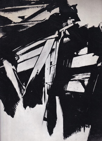 PIERRE SOULAGES. reportage/ photographique/ izis. l' atelier de soulages - mars 1960