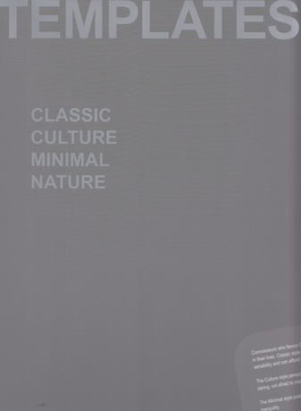 Templates. Classic Culture Minimal Nature