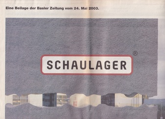 Dieter Roth. Beilage der Basler Zeitung vom 24. Mai 2003