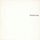 Donald Judd. für Josef Albers. Moderne Galerie Bottrop, 8. Mai bis 12. Juni 1977
