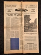 YVES KLEIN PRESENTA: EL DOMINGO 27 DE NOVIEMBRE 1960 'LA REVOLUCIÓN AZUL CONTINÚA. EL PERIÓDICO DE UN SÓLO DÍA'