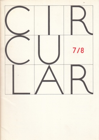 Circular 7/ 8 - Zeitschrift für Kunst und Gestaltung