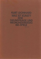 Was ist Kunst?